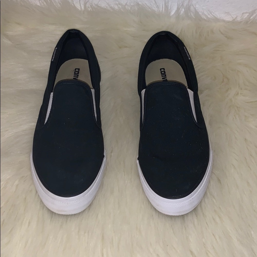 Men’s Black Slip on Converses Size 11.5